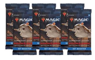MAGIC COMMANDER LEGENDS BALDUR’S GATE 6x Set Booster Packs