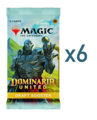 MAGIC DOMINARIA UNITED 6x Draft Booster Packs