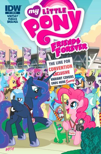My Little Pony Friends Forever #7 (OFFICIAL BRONY CON EDITION - Limited Edition Color Cover)
