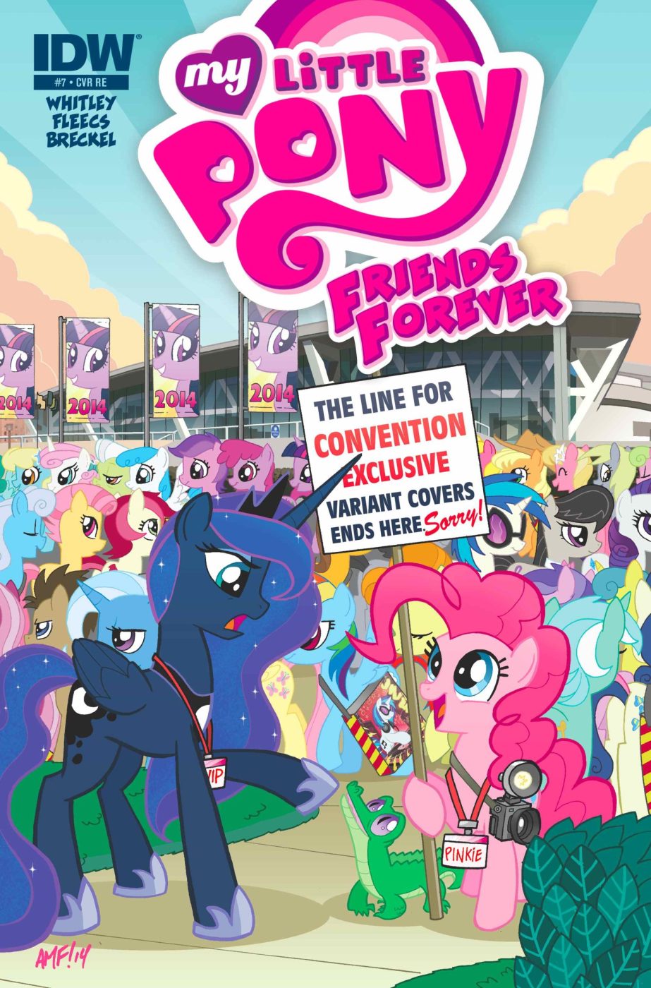 My Little Pony Friends Forever #7 (OFFICIAL BRONY CON EDITION – Limited Edition Color Cover)