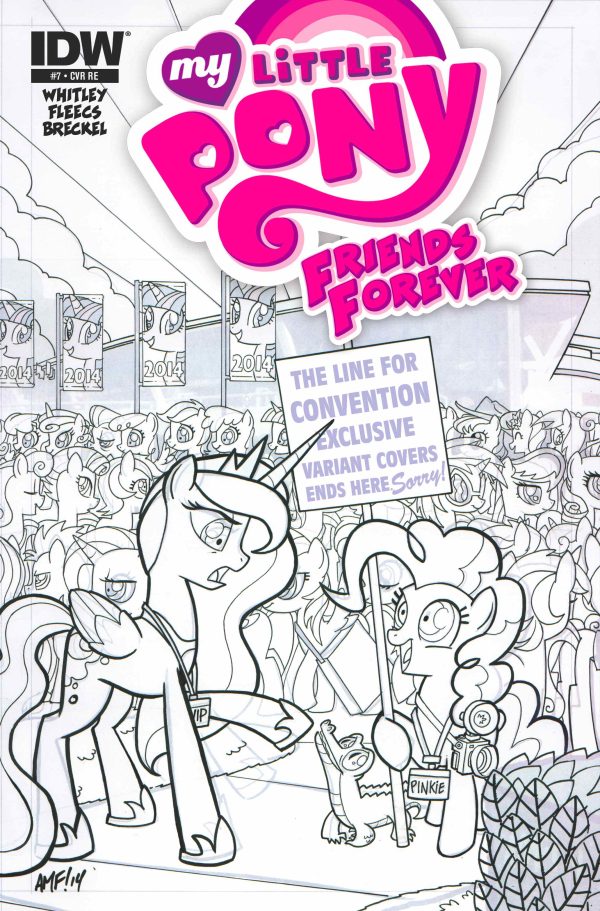 My Little Pony Friends Forever #7 (OFFICIAL BRONY CON EDITION - Limited Edition Micro Print Cover)