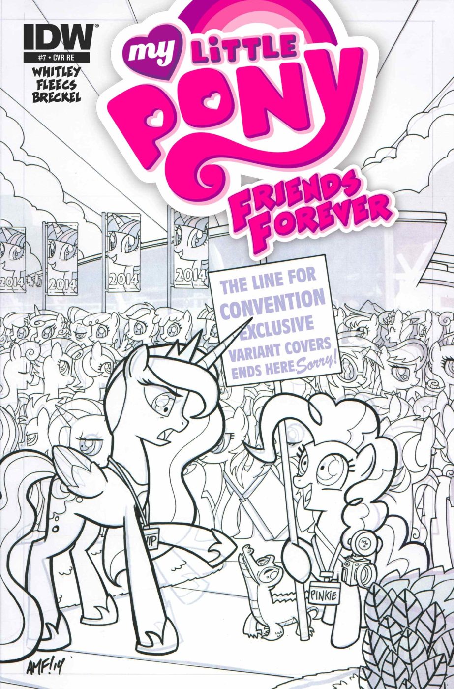 My Little Pony Friends Forever #7 (OFFICIAL BRONY CON EDITION – Limited Edition Micro Print Cover)