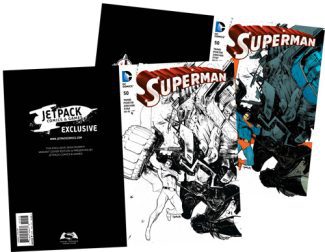 Pair Of Superman #50 (Forbidden Planet/Jetpack Exclusives)
