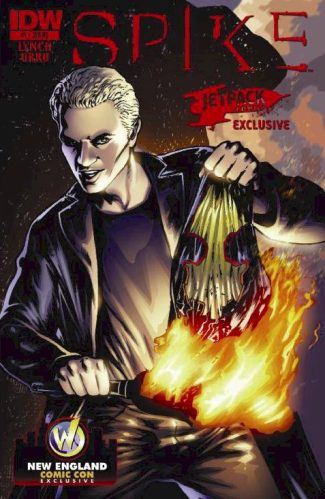 THE JETPACK COMICS SPIKE #1 LIMITED EDITION WIZARD WORLD NEW ENGLAND “TWILIGHT BURN” Variant!