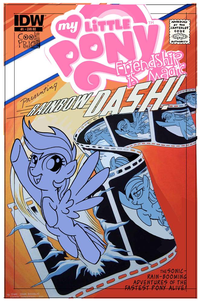 MY LITTLE PONY #25 (SHOWCASE #4 FLASH Homage Cover)