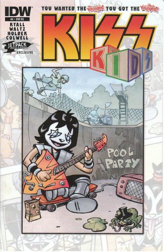 Kiss Kids #4 (Jetpack 250 Micro Print Edition)