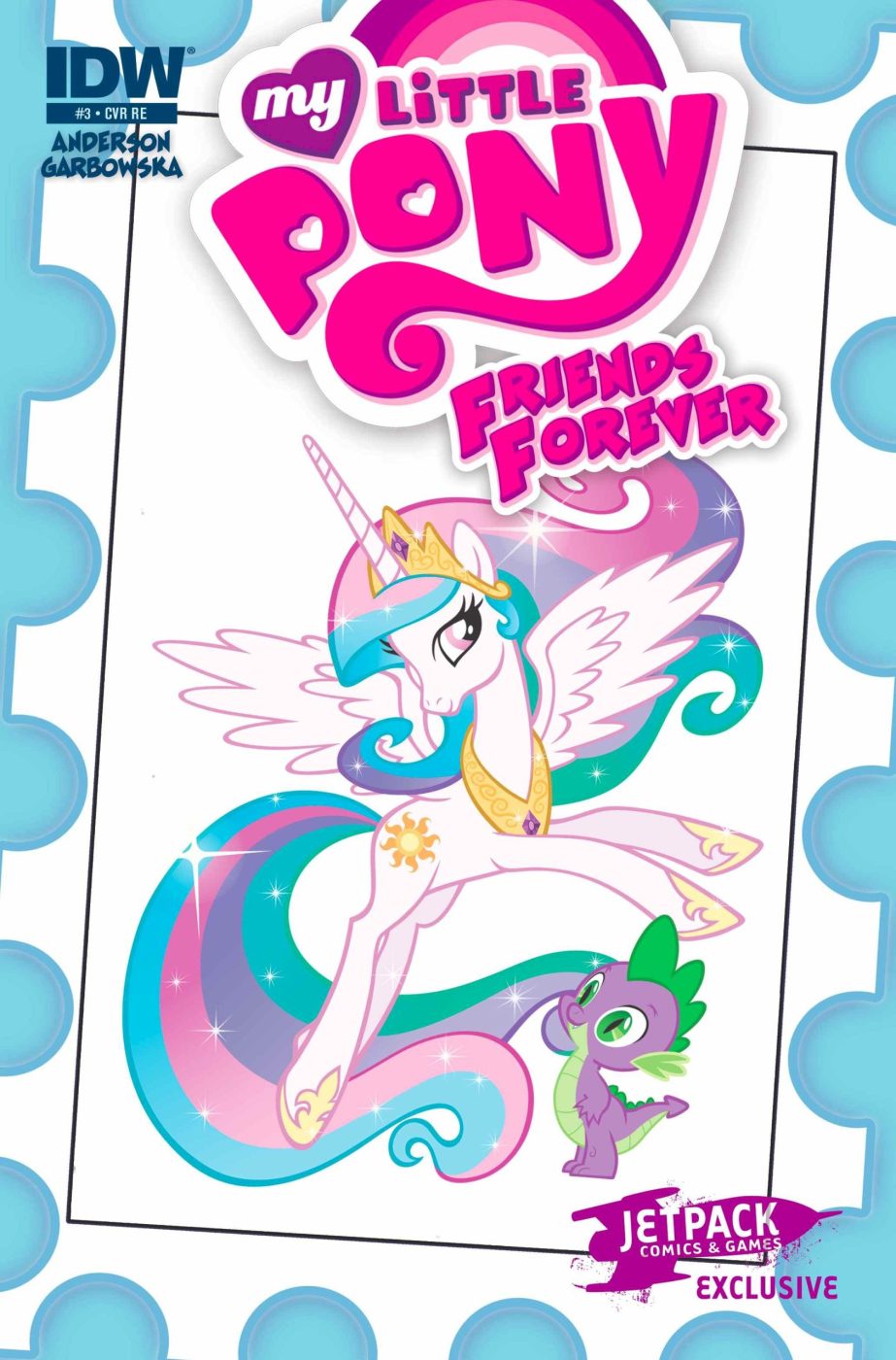 MY LITTLE PONY FRIENDS FOREVER #3 (Jetpack Comics B micro print edition )