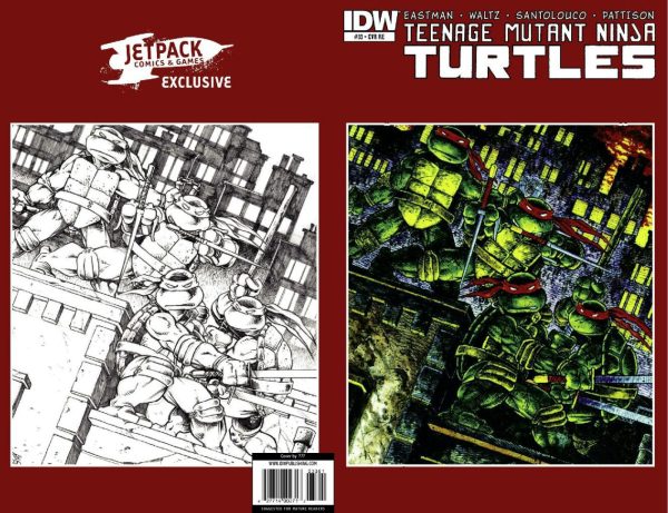 THE LAIRD TMNT #1 HOMAGE EDITION - TMNT #33 (Microprint edition very limited)