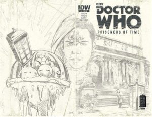 Doctor Who Prisoners of Time #11 Wrap Roughs Edition