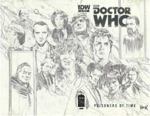 Doctor Who Prisoners of Time #12 Wrap Roughs Edition