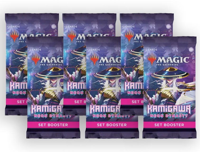 MAGIC KAMIGAWA NEON DYNASTY 6x set booster packs