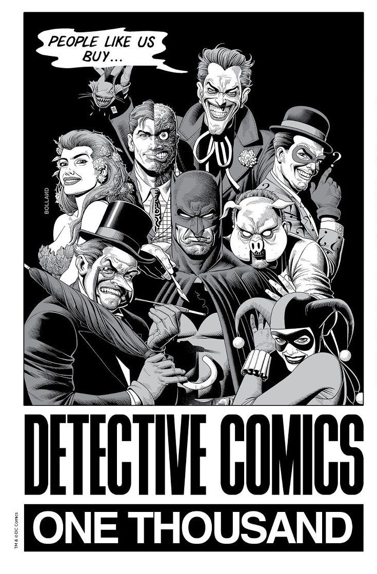 DETECTIVE COMICS #1000 (Brian Bolland Forbidden Planet B/W Exclusive)