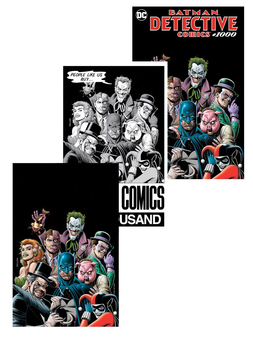 DETECTIVE COMICS #1000 (Brian Bolland Forbidden Planet 3-pack Exclusive)(Virgin has creases – see notes)