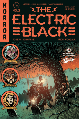 ELECTRIC BLACK #3 (Rich Woodall Jetpack Comics / Forbidden Planet Exclusive)