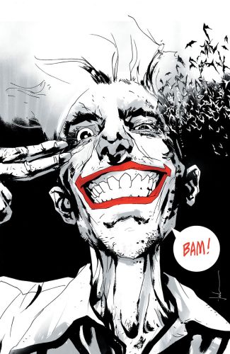 JOKER YEAR OF THE VILLAIN (JOCK JETPACK COMICS B/W EXCLUSIVE)