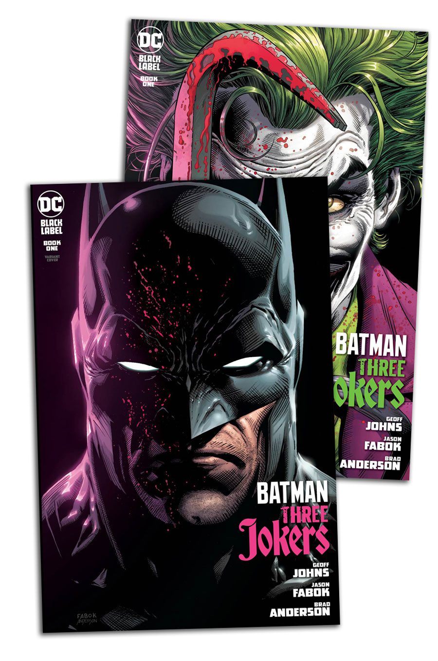 2x BATMAN THREE JOKERS #1 (Jason Fabok A & B Covers)