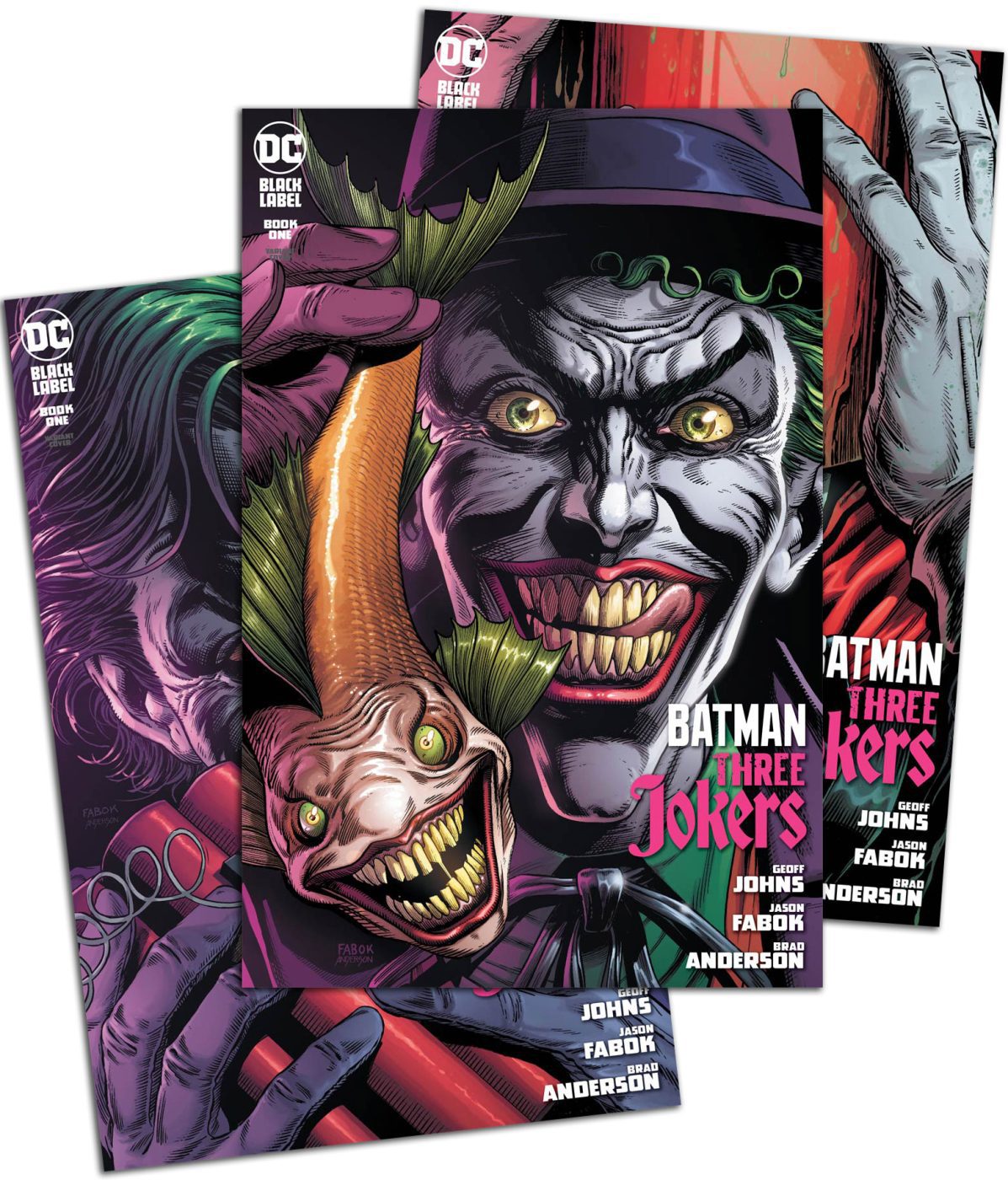 3x BATMAN THREE JOKERS #1 Premium Variant Covers
