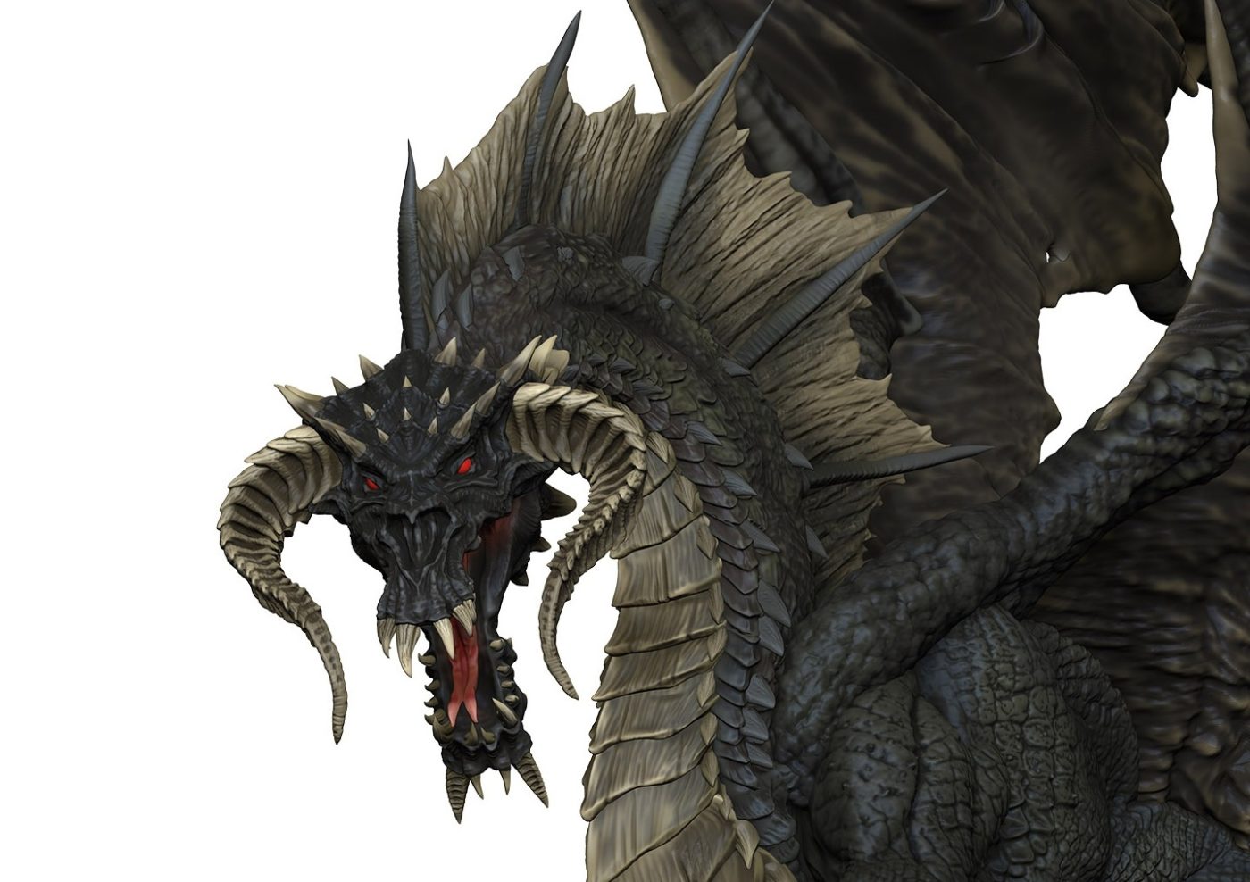 D&D Icons of the Realms: Adult Black Dragon Premium Figures