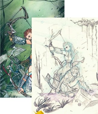 HORIZON ZERO DAWN #4 2-PACK (PEACH MOMOKO VIRGIN + SKETCH VARIANTS)