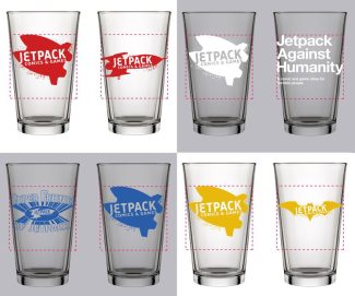 Jetpack Pint Glass (4-pack)