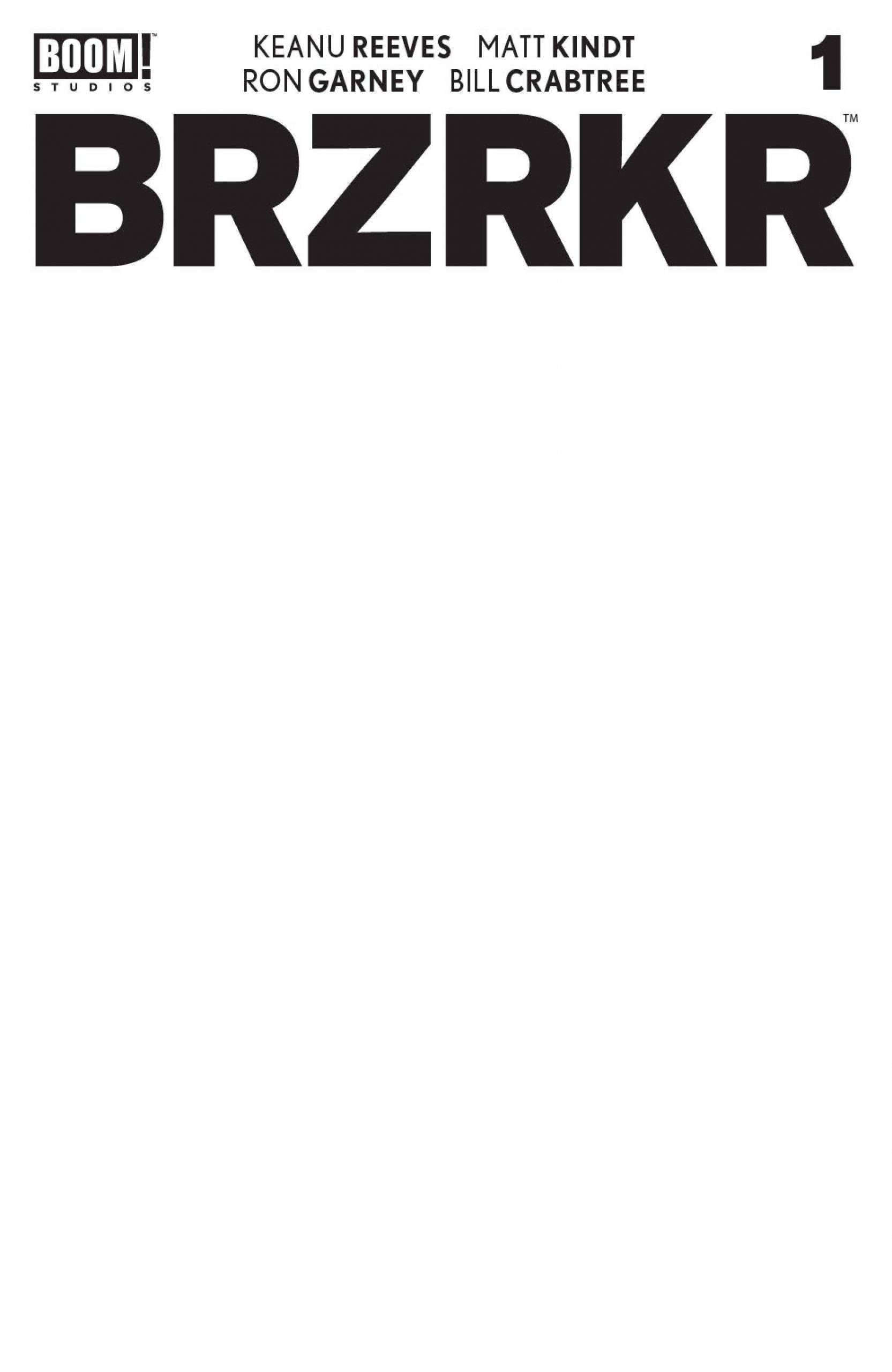 BRZRKR (BERZERKER) #1 (CVR E BLANK SKETCH VAR)