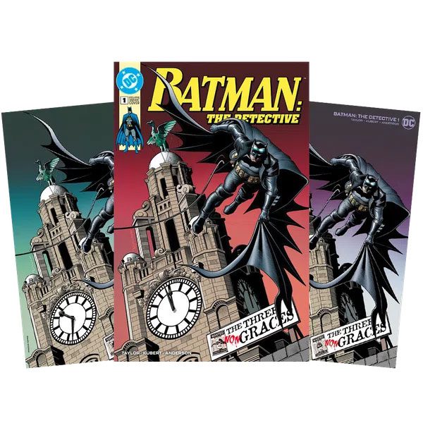 3x BATMAN THE DETECTIVE #1 (BRIAN BOLLAND VIRGIN RETRO & PUNCHLINE EXCLUSIVE)