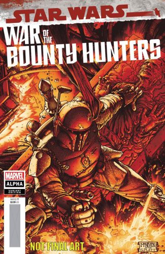 STAR WARS WAR OF THE BOUNTY HUNTERS ALPHA #1 (Crimson Variant Steve McNiven Cover)