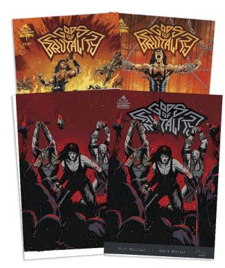 GODS OF BRUTALITY #1 (4-pack: A, 1/10, JP, JP virgin)