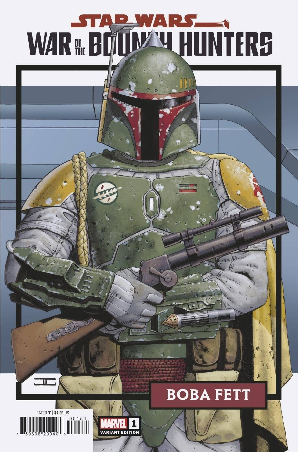 Star Wars War of the Bounty Hunters #1 (Cassiday 1/25 Trading Card Variant)