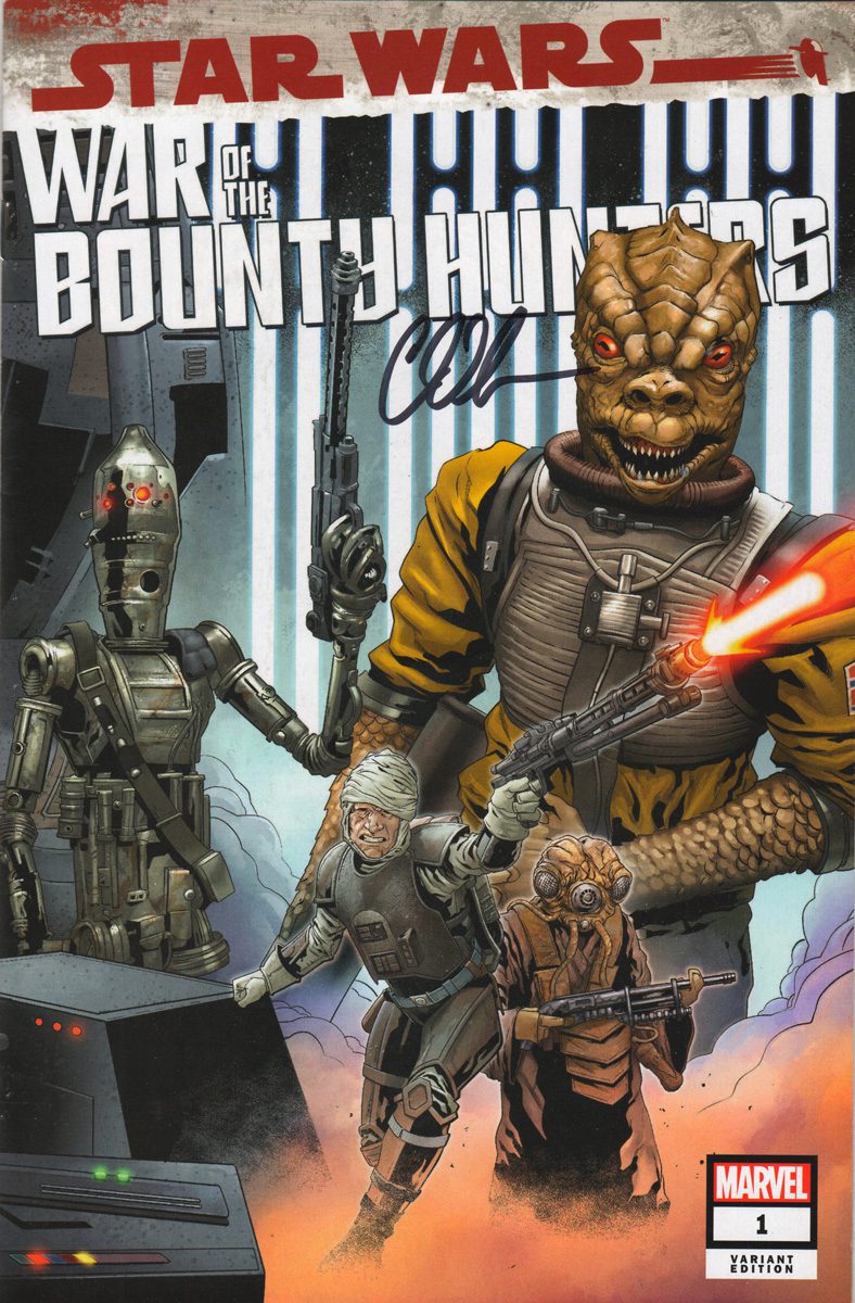 Charles Soule Signed – Star Wars War of the Bounty Hunters #1 (Jetpack Comics Will Sliney Limited Exclusive Variant)