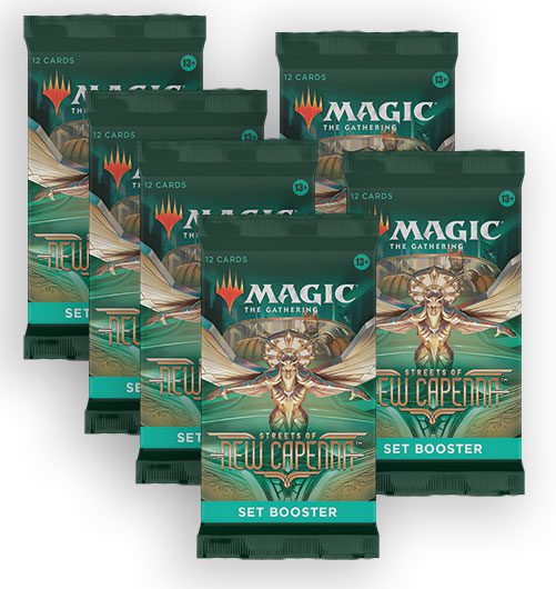 MAGIC STREETS OF NEW CAPENNA 6x set booster packs