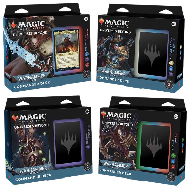 Magic: The Gathering – Warhammer 40k Commander Deck (set of 4)