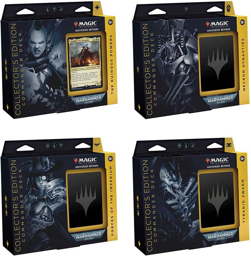 Magic: The Gathering – Warhammer 40k Commander Deck Collector Edition (set of 4)