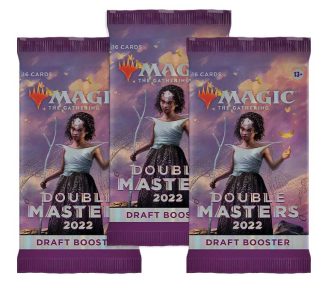 3x MTG DOUBLE MASTERS 2022: DRAFT BOOSTER PACK