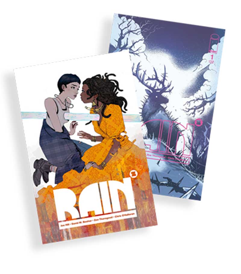 JOE HILL’S RAIN (HARD COVER + AUTOGRAPHED BOOKPLATE + RAIN #1 JETPACK EXCLUSIVE)