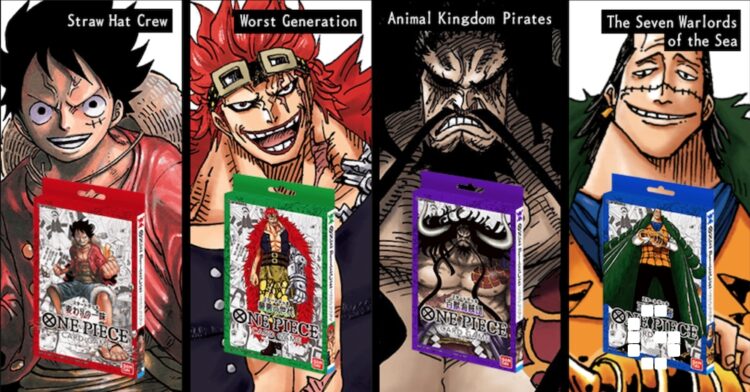 ONE PIECE CARD GAME SET of 4 Decks (In-Store Only)