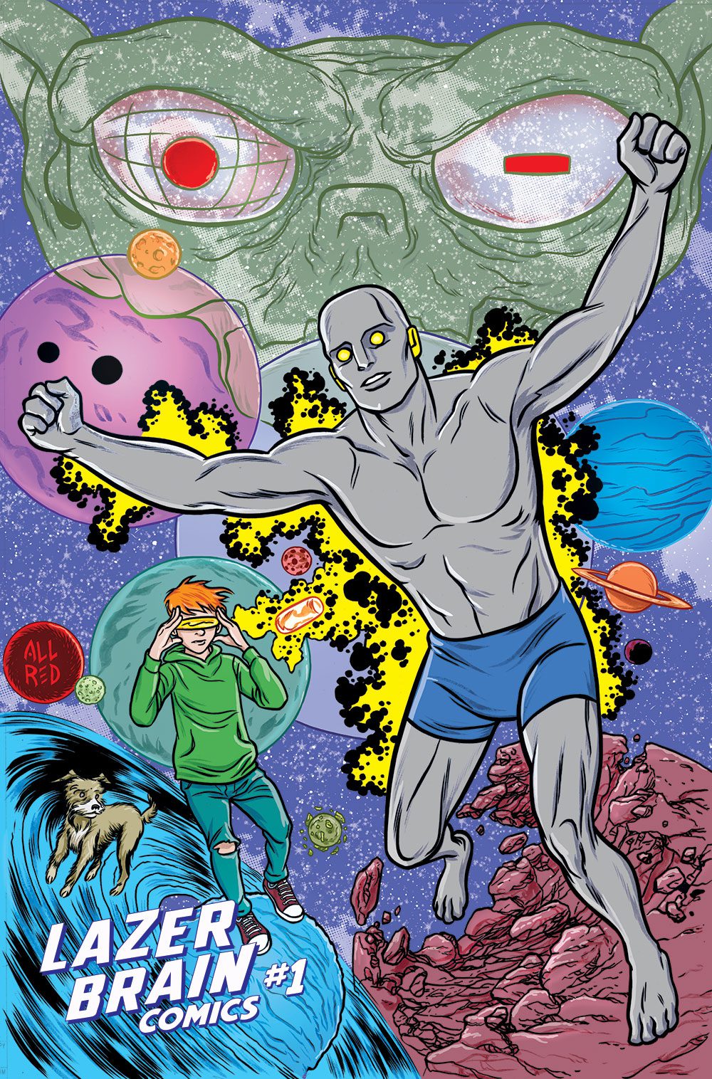 Lazer Brain Comics #1 (MIKE ALLRED 1/10 VARIANT)