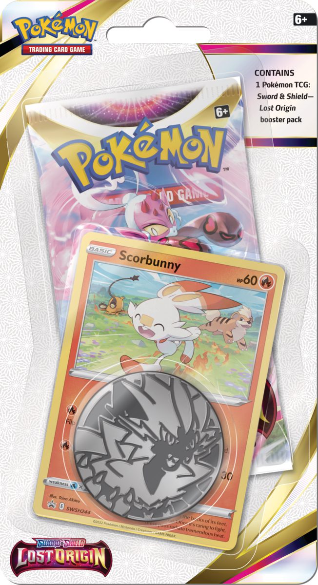 LOST ORIGIN check out blister w/coin & card