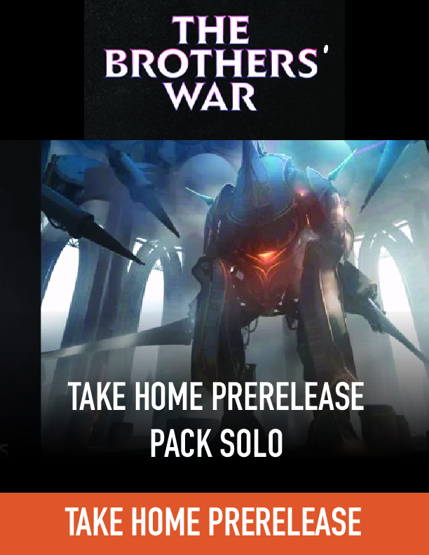 MAGIC THE BROTHER’S WAR TAKE HOME PRERELEASE PACK solo