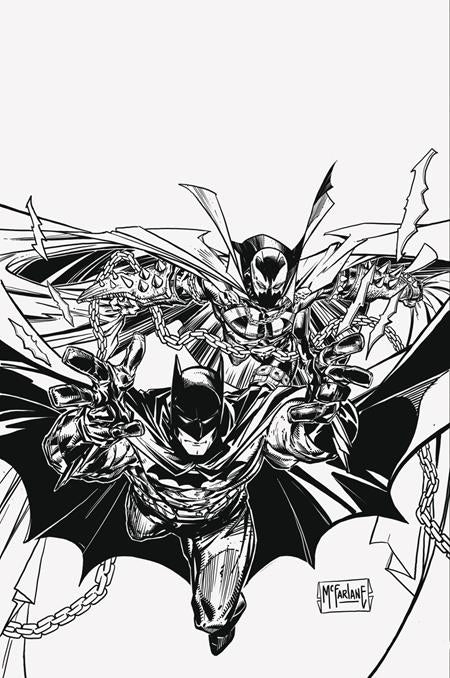 BATMAN SPAWN #1 (1:250 variant cover O by TODD McFARLANE INKED)