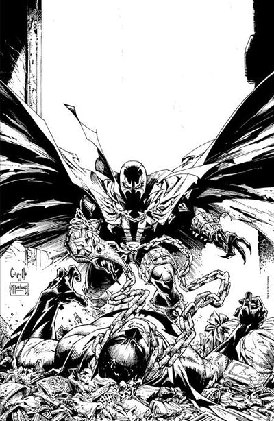 BATMAN SPAWN #1 (1:666 signed variant P cover by TODD McFARLANE)