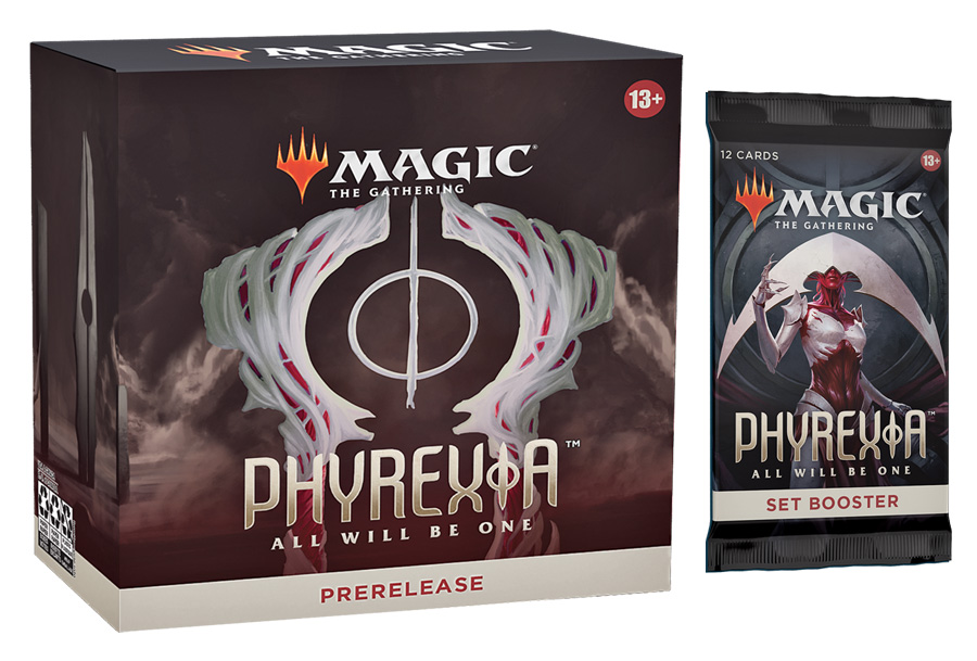 MAGIC PHYREXIA ALL WILL BE ONE TAKE HOME PRERELEASE PACK w/1 set boosters