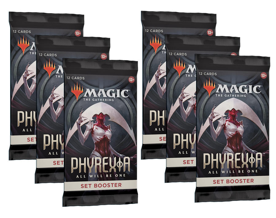 MAGIC PHYREXIA ALL WILL BE ONE 6x SET booster packs
