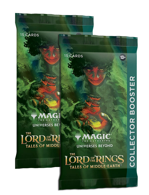 MTG: THE LORD OF THE RINGS: TALES OF MIDDLE-EARTH 2x COLLECTOR booster packs