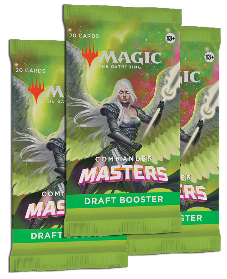 MAGIC COMMANDER MASTERS 3x DRAFT booster packs