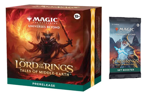MTG: THE LORD OF THE RINGS: TALES OF MIDDLE-EARTH TAKE HOME PRERELEASE PACK w/1 set boosters