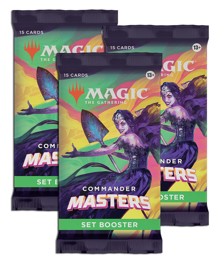 MAGIC COMMANDER MASTERS 3x SET booster packs