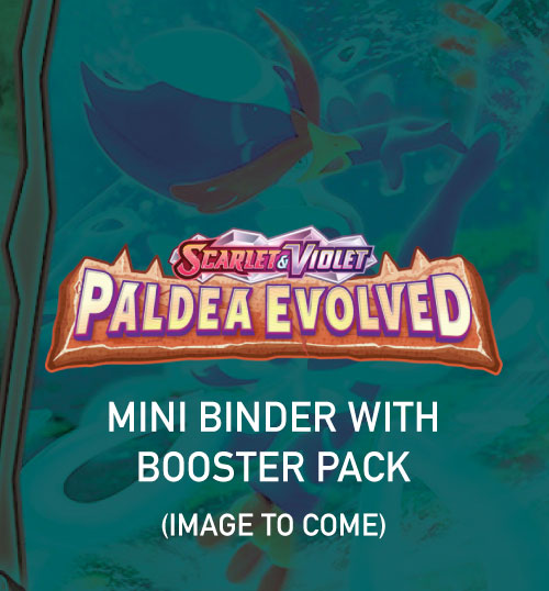 POKEMON S&V 2: PALDEA EVOLVED Mini Binder with booster pack