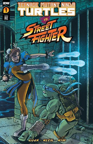TEENAGE MUTANT NINJA TURTLES vs STREET FIGHTER (RICH WOODALL JETPACK COMICS EXCLUSIVE) SHIPS JUNE'S END