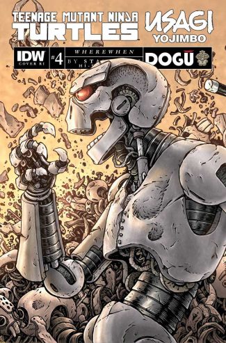 TEENAGE MUTANT NINJA TURTLES / USAGI YOJIMBO: WHEREWHEN #4 (CVR E 50 COPY INCV PETERSEN) - Ships Mid July, 2023